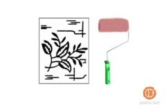 Валик «растения» для Мирафлор (MIRAFLOR) PV 72 (15 см)